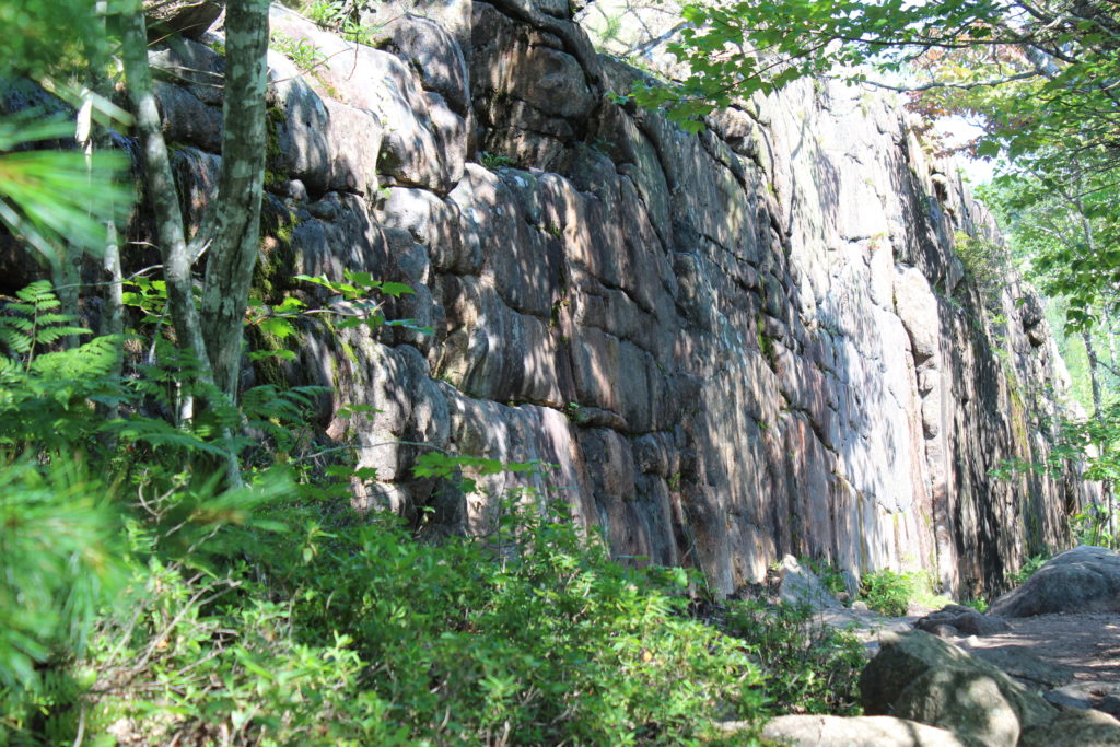 Gorham Mountain Trail Ledges