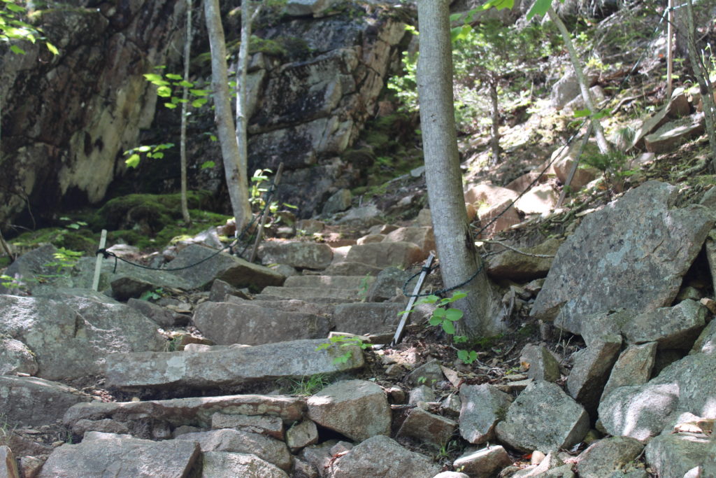 Gorham Mountain Trail Spur Stairs