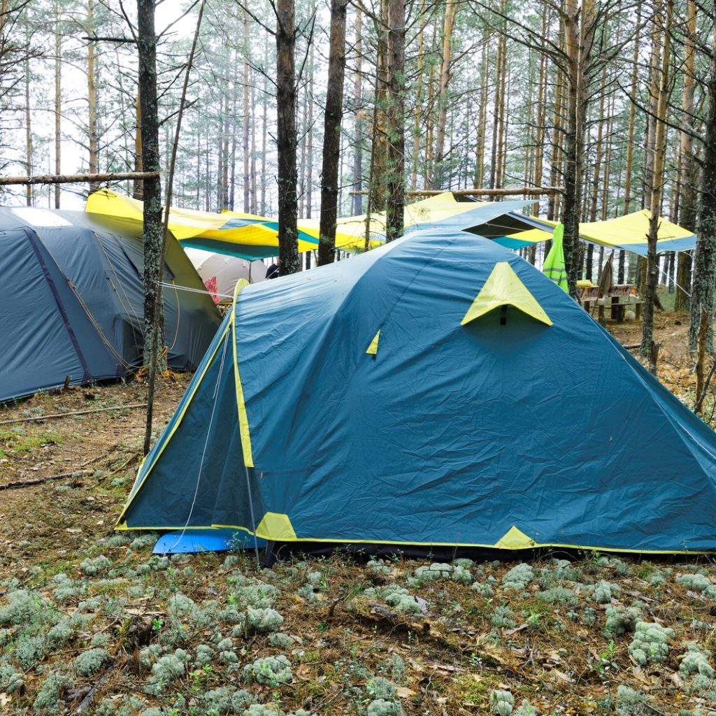 Blackwoods Campground Group Tents