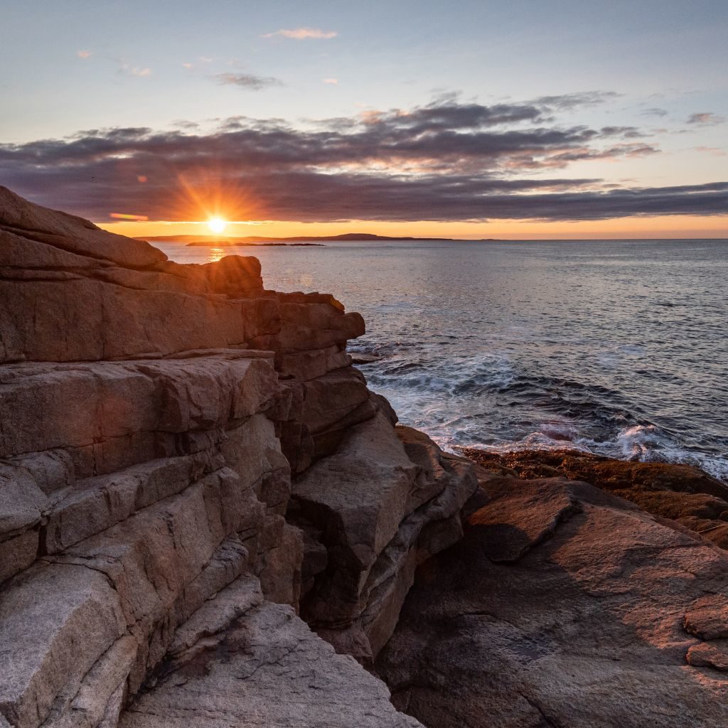 Cliffs At Sunrise