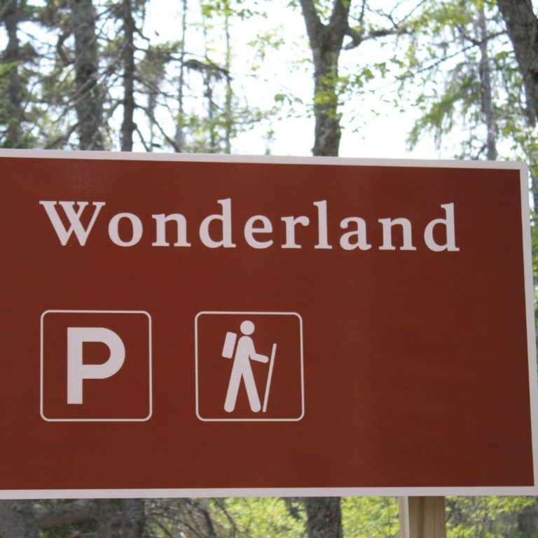 Wonderland Trail Sign