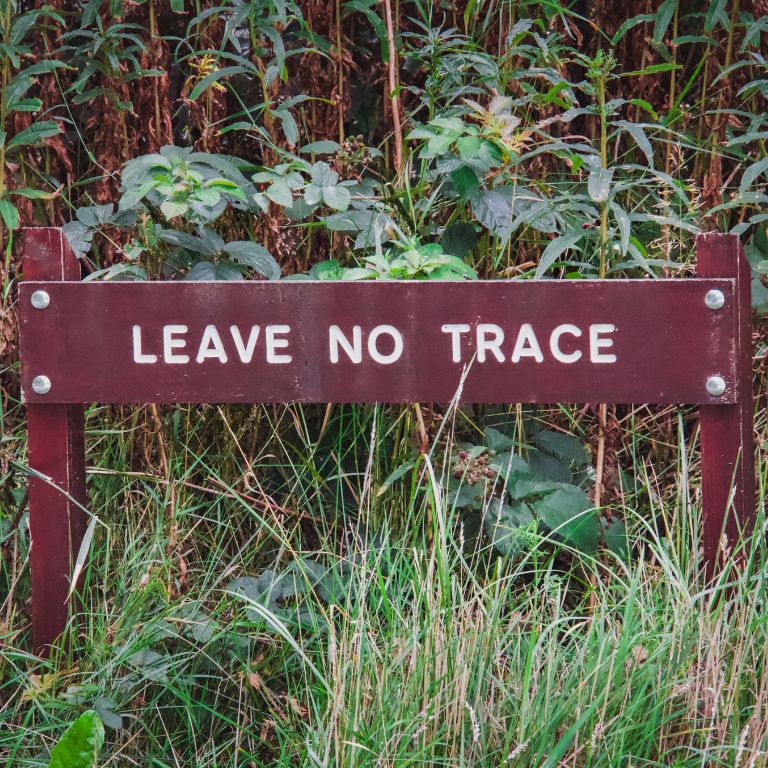 Leave No Trace Sign