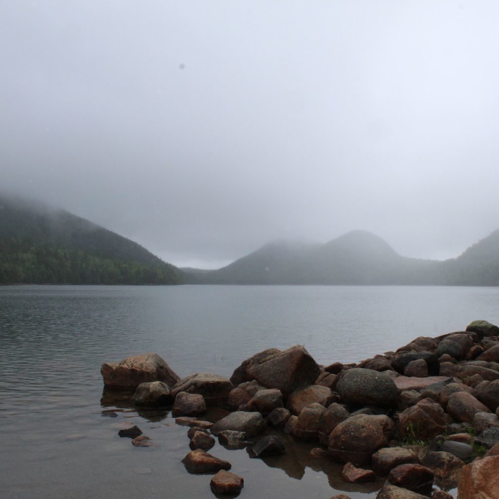 Jordan Pond in the Fog