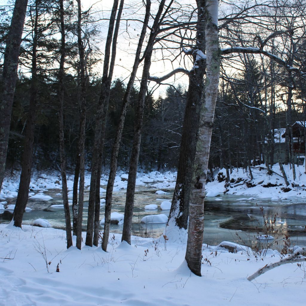 Winter Hike at Dusk