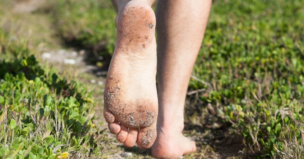 Bare Foot Hiking