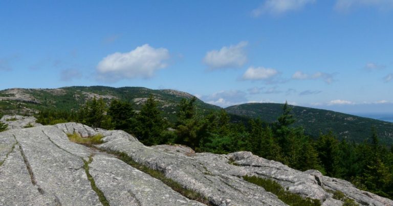 Cadillac Mountain South Ridge Summit In Sight