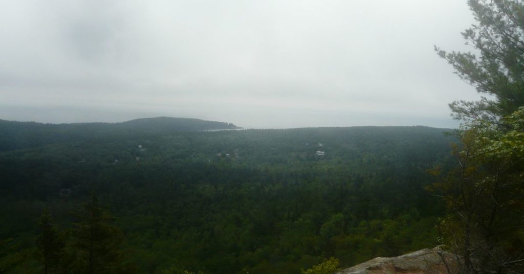 Eagle's Crag Spur Trail Fog