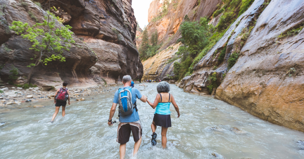 Hiking A Slot Canyon