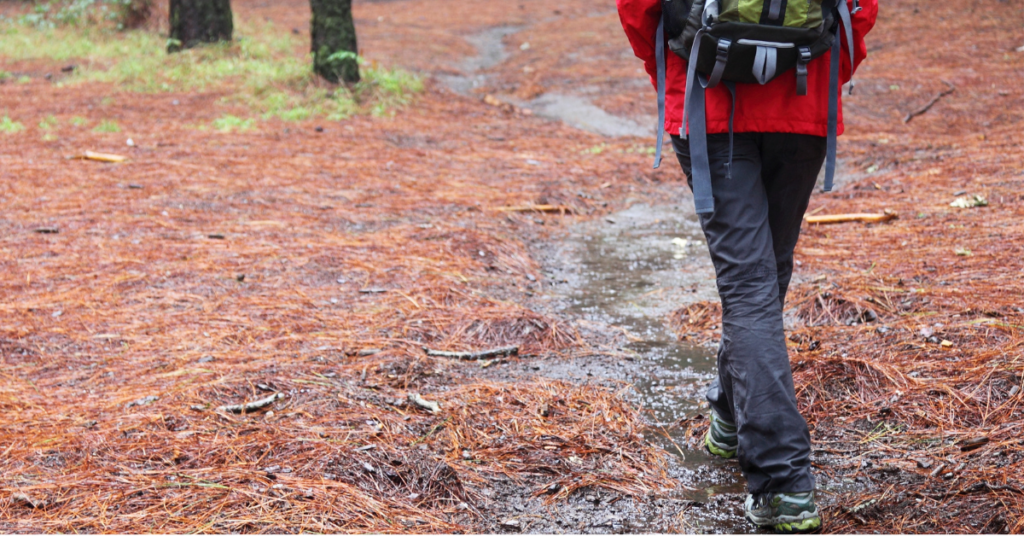 Hiking In The Rain