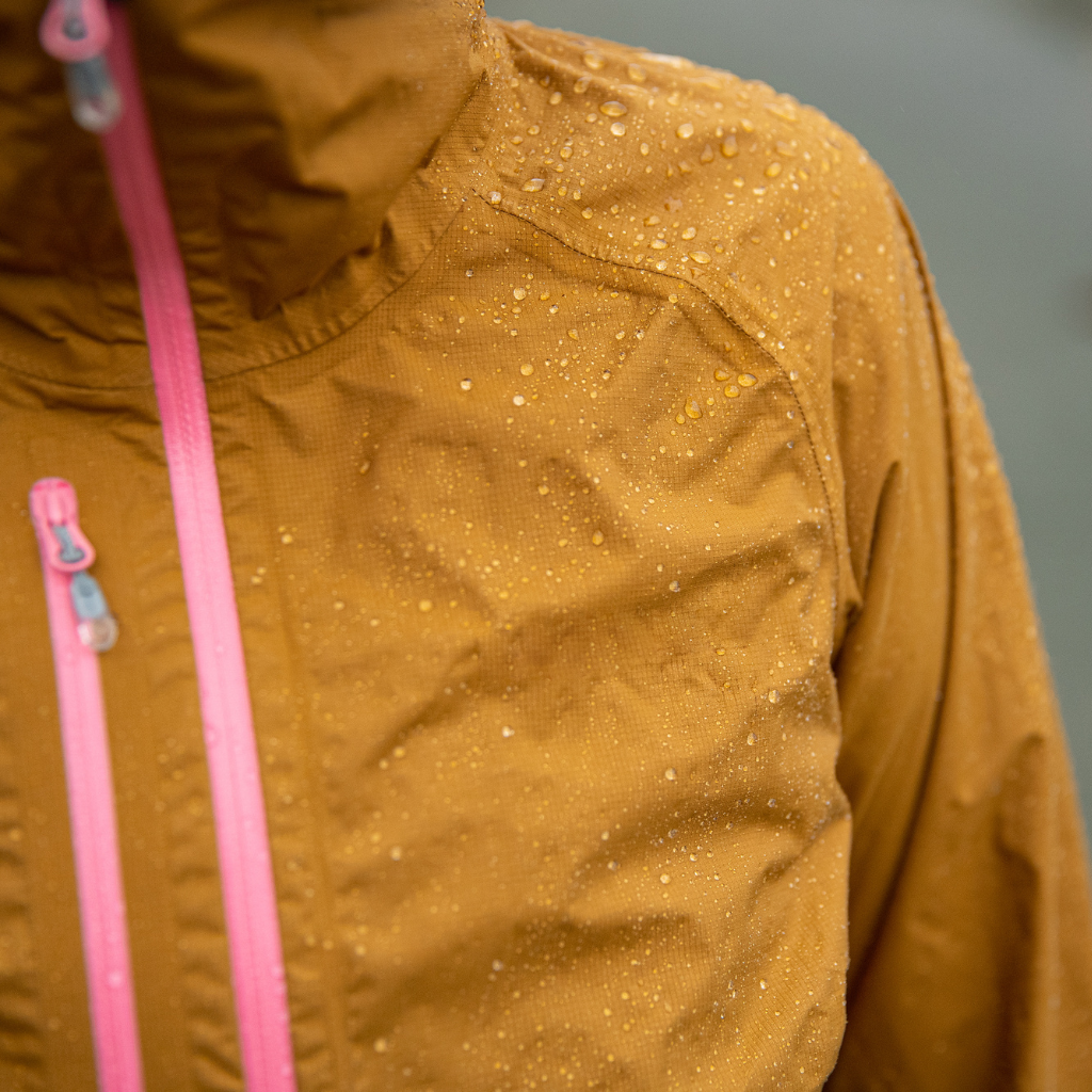 Women's waterproof shell for winter hiking 